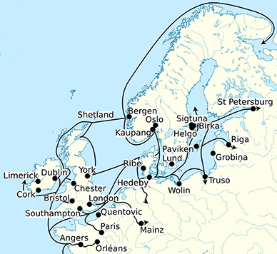 Viking trade routes